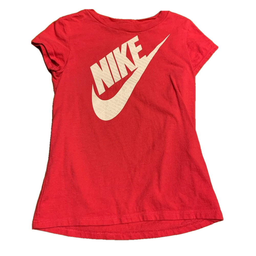 Nike Hot Pink Glitter Graphic T-Shirt